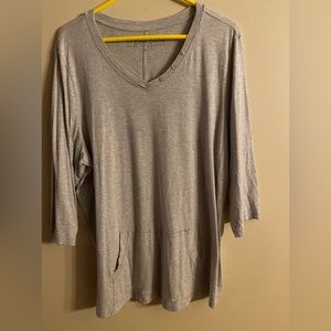 Womens plus tunic tee